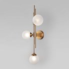 Настенный светильник со стеклянными плафонами Eurosvet 50383/3 латунь a065726