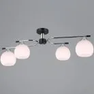 Потолочная люстра ILLUMICO IL0638-4CSQ-24 CR BK LIBRA