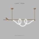 Реечный, рядный светильник DEMAS Размер S. Белый свет Lampatron demas-s-white 7533-21014