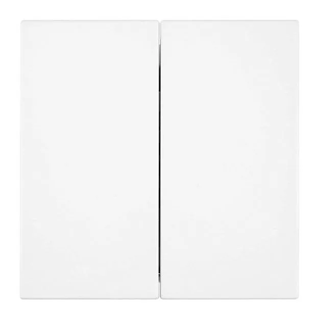 Переключатель 2-клавишный (механизм), 250В, 10А, RSW10-3107-01, белая магнолия Stekker 50434 Мия