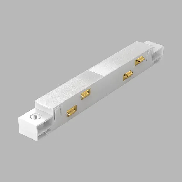 Коннектор прямой (токоподводящий) для магнитной системы LeDron TSM-I White