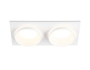 Встраиваемый светильник Ambrella light TN30711/2 WH белый GU5.3/2 182*92*36