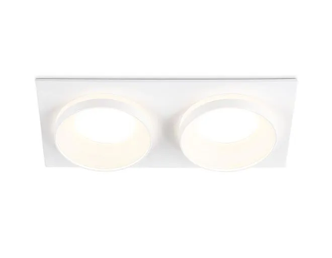 Встраиваемый светильник Ambrella light TN30711/2 WH белый GU5.3/2 182*92*36