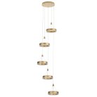 Подвесной светильник Золото LED Citilux CL719052 Дуэт