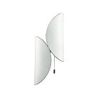 Настенный светильник черный/белый/шелк/металл IP20 LED G9 5W Odeon light 7067/2W SILK