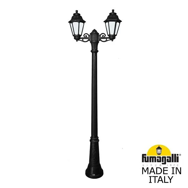 Садово-парковый фонарь FUMAGALLI GIGI BISSO/ANNA 2L. E22.156.S20.AYE27 Черный