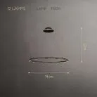 Кольцевые люстры и светильники TORRES RING 12 ламп Lampatron 8273-22547