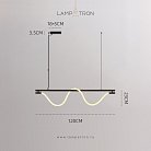 Реечный, рядный светильник GLORIFY OPTIC LUX LONG Цвет Чернёная латунь. Размер M Lampatron 8500-23467