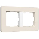 Рамка Werkel W0023066 Split айвори/белый, soft-touch a067254