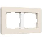 Рамка Werkel W0023066 Split айвори/белый, soft-touch a067254