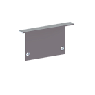 Боковая заглушка для профиля DN18529 Donel DNCAP18529Alu DN8ALE