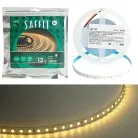 Светодиодная лента 120SMD(2835)/м 9.6Вт/м 12V 5000*8*1.22мм 3000К, IP20 SAFFIT 55240 SST02