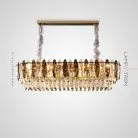 Реечный, рядный светильник LIONEL B LONG 15 ламп Lampatron 7593-21241