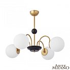 Люстра с плафонами шар 312066/D700/4 BS/BK Arte Milano AM