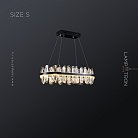 Реечный, рядный светильник LAURENT LONG Размер S. Цвет Черный Lampatron 7514-20923