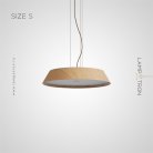 Подвесной светильник BENONI Размер S. Светлое Дерево Lampatron benoni-s-light 7412-20491