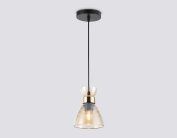 Подвесной светильник Ambrella light TR3403 BK/FGD/TI черный/золото/янтарь E27 max 60W D135*1000