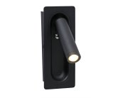 Бра встраиваемое Ризи черный Led 3W Kink Light 08071M,19
