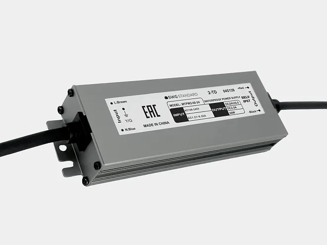 Блок питания для светодиодных лент 60W Влагозащитный, 24V, SWG MTPW2-60-24 00-00045139 Блок питания для светодиодных лент 60W Влагозащитный, 24V, SWG MTPW2-60-24 00-00045139