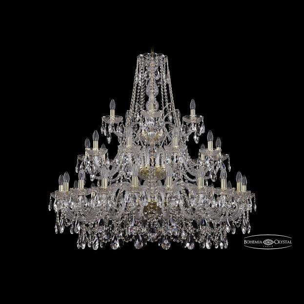Люстра хрустальная 1411/20+10+5/400/3d G Bohemia Ivele Crystal