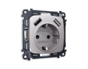 Комплект механизма электрической розетки Ambrella Volt MO509010 QUANT