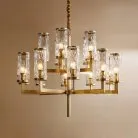 Люстра FEAT 15 плафонов. Lampatron 1516-1584