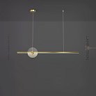 Реечный, рядный светильник ZVI Размер S. Цвет латунь Lampatron zvi-s-brass 8339-22739