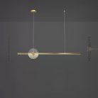 Реечный, рядный светильник ZVI Размер S. Цвет латунь Lampatron zvi-s-brass 8339-22739
