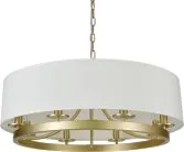 Подвесная люстра Newport 3558/С brass 3550