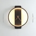 Бра TIME Модель A (кольцо). Цвет черный. Lampatron time-black-a 3432-8441