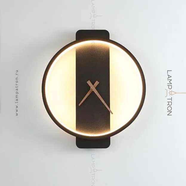 Бра TIME Модель A (кольцо). Цвет черный. Lampatron time-black-a 3432-8441 Бра TIME Модель A (кольцо). Цвет черный. Lampatron time-black-a 3432-8441