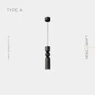 Подвесной светильник NIORD Тип A. Цвет Черный Lampatron 7246-19905