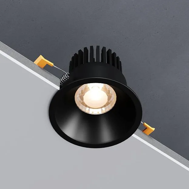Встраиваемый светодиодный светильник 7W 3000K BK черный Elektrostandard 15266/LED Lin a063926 Встраиваемый светодиодный светильник 7W 3000K BK черный Elektrostandard 15266/LED Lin a063926