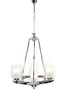 Подвесная люстра Lumina Deco LDP 1220-4 CHR+WT Santini