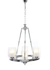 Подвесная люстра Lumina Deco LDP 1220-4 CHR+WT Santini