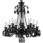 Подвесная люстра BACCARAT Zenith Midnight Chandelier 18 ImperiumLoft 156578-22 40.3215