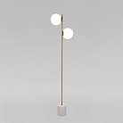 Напольный светильник с мраморным основанием Eurosvet 01158/2 латунь a064390 Marbella