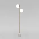 Напольный светильник с мраморным основанием Eurosvet 01158/2 латунь a064390 Marbella