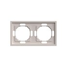 Рамка 2-местная, серия Эмили, кашемир, soft touch Stekker 49911 PFR00-5002-08