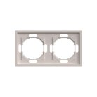 Рамка 2-местная, серия Эмили, кашемир, soft touch Stekker 49911 PFR00-5002-08