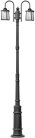 Наземный фонарь Oasis Light 27360A 10 E7 Bl FRANKFURT I
