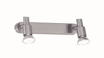 Настенно-потолочный светильник Ideal Lux SLEM AP2 NICKEL 018836