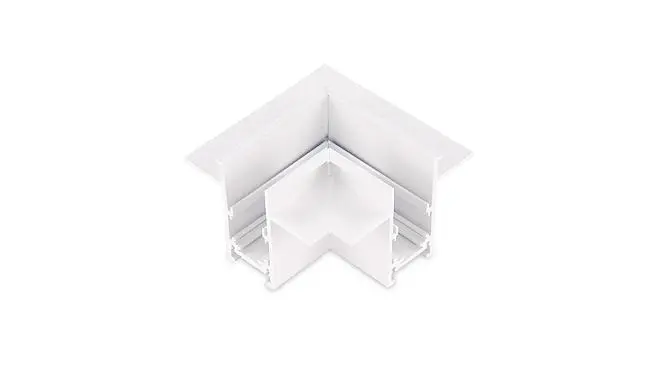 L-образный угол-соединитель для встраиваемого шинопровода Donolux L corner InW М SPACE-Track system