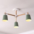 Потолочная люстра VARDA 3 lamps Green ImperiumLoft 208256-26 VARDA01