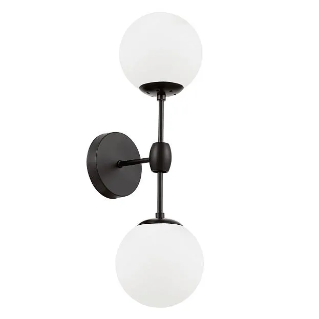 Бра Lumina Deco LDW 6001-2 BK+WT Zodiak Бра Lumina Deco LDW 6001-2 BK+WT Zodiak