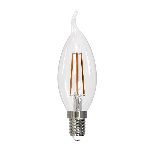 Лампочка светодиодная Uniel LED-CW35-9W/3000K/E14/CL PLS02WH картон Лампочка светодиодная Uniel LED-CW35-9W/3000K/E14/CL PLS02WH картон
