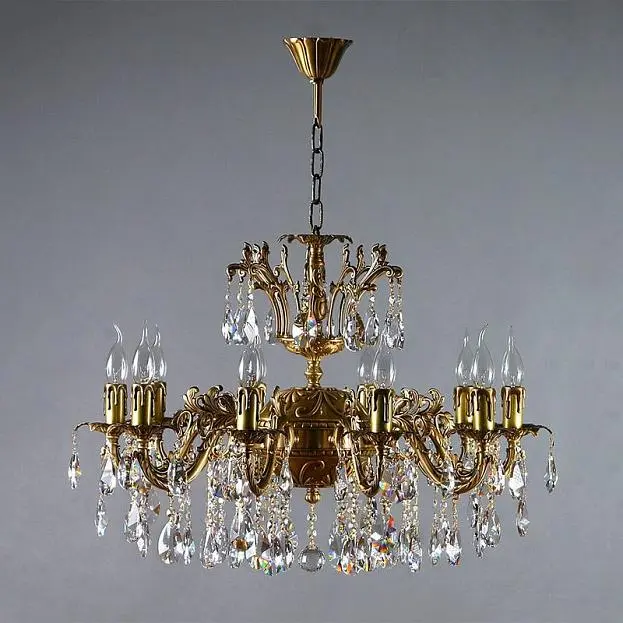 Подвесная люстра Ambiente 2118/10 AB Honey Leaf GRANADA