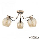 Люстра потолочная с плафонами Arte Milano 322306/3 FG+BK Amalfi