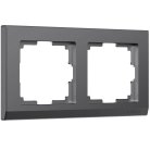 Рамка на 2 поста werkel W0021864 Stark (графит матовый) a063116