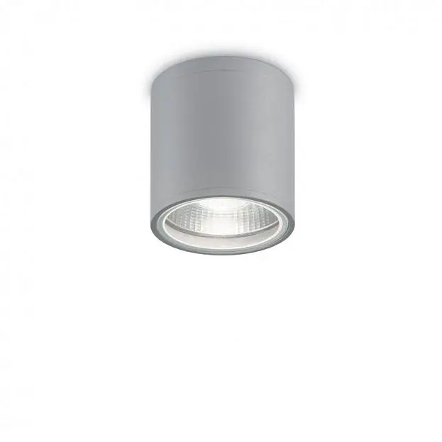 Уличный потолочный светильник Ideal Lux GUN PL1 GRIGIO 163642 Уличный потолочный светильник Ideal Lux GUN PL1 GRIGIO 163642